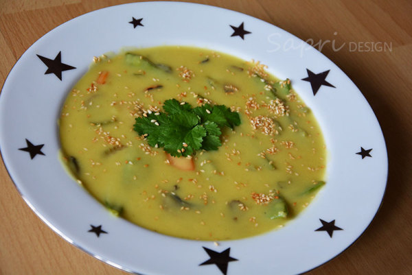 Wochenend-Rezept - Kartoffel-Kokos-Suppe mit Zuckerschoten und ...